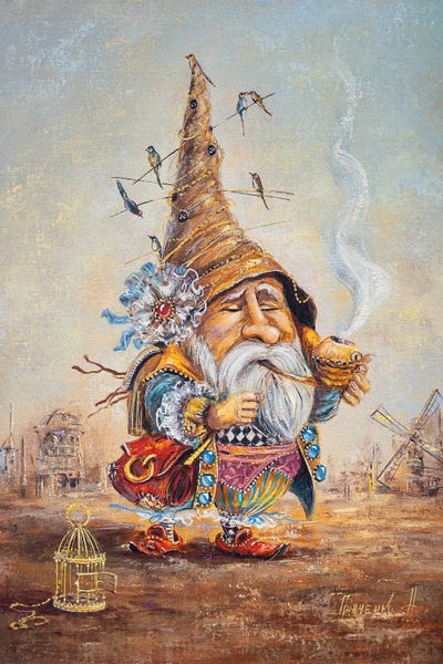 Wandering Philosopher by Natalia Grinchenko art print