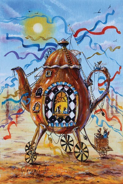 A Strange Teapot In Distant Lands