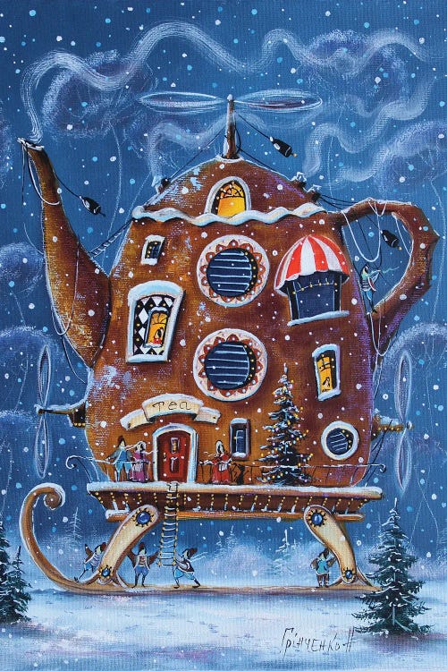 Christmas Teapot - Traveler