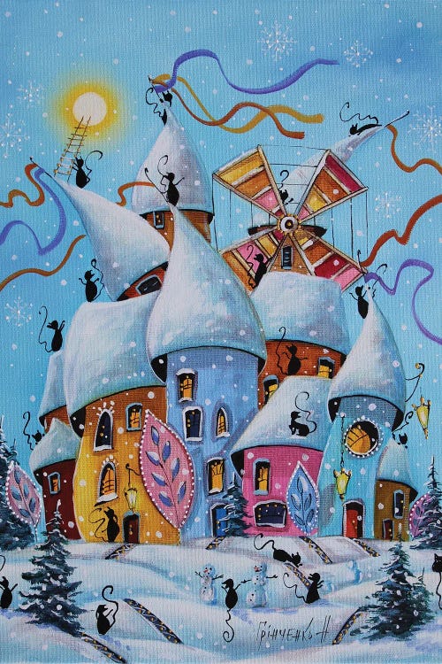 Fun Games With Snowmen In Cat City