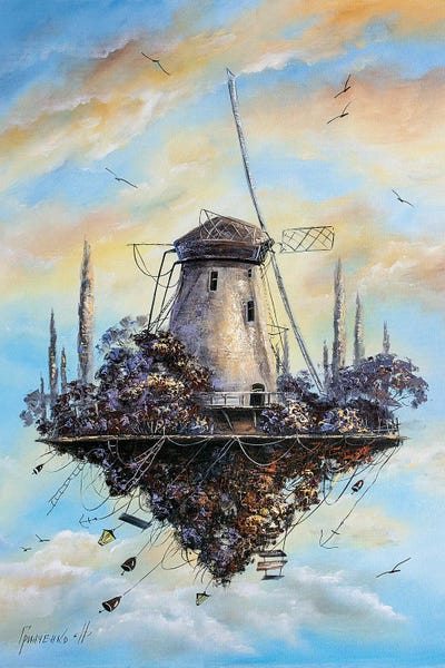 Watermills & Windmills: Flying Windmill by Natalia Grinchenko