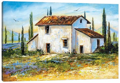 Provence Canvas Art Print - Fine Art Meets Folk