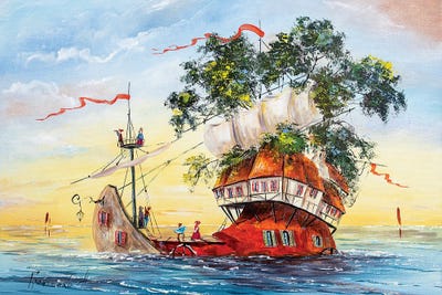 Sailors by Natalia Grinchenko art print