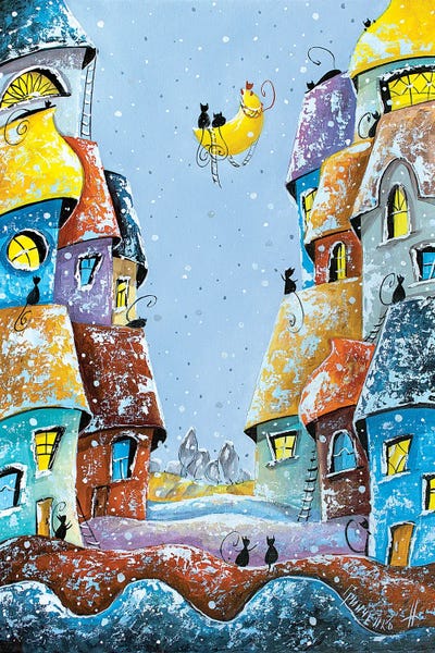 Snow: Winter Lullaby Of The Moon by Natalia Grinchenko