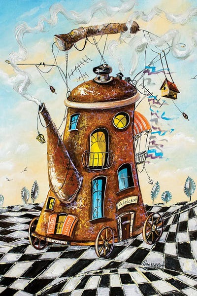 Artists From Ukraine: Tea House Traveler by Natalia Grinchenko