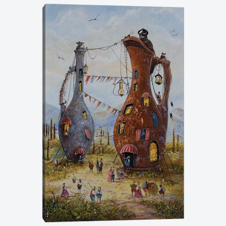 In The Village Of Winemakers Canvas Print #NGR66} by Natalia Grinchenko Canvas Art