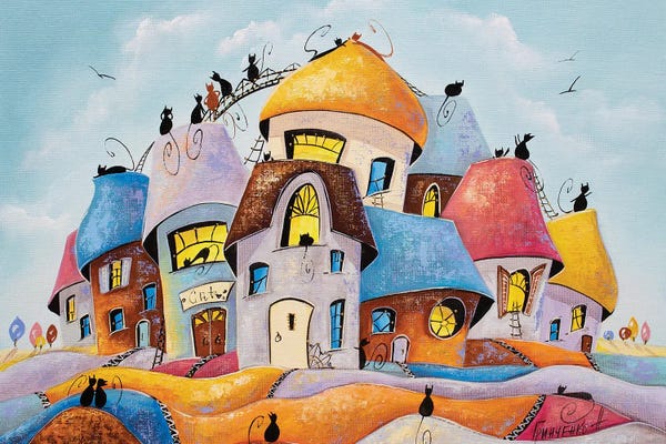 Black Cats: Fun cats by Natalia Grinchenko