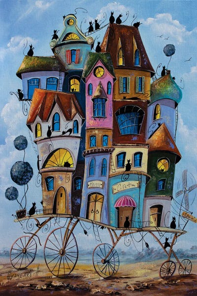 Artists From Ukraine: The Most Wandering City Of Cats by Natalia Grinchenko
