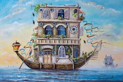 Travel To Venice by Natalia Grinchenko art print