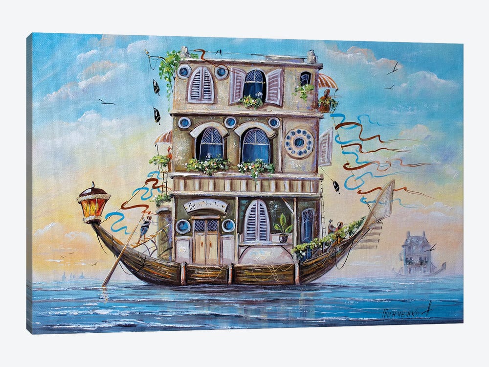 Travel To Venice by Natalia Grinchenko 1-piece Canvas Print