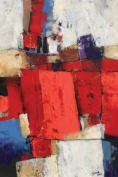 All Things Kandinsky: Stacked Red by Dong Su