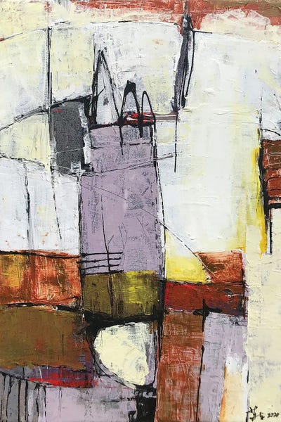 Dissociate by Dong Su framed canvas print