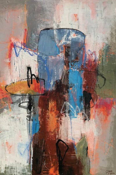 The Traveler by Dong Su framed wall art