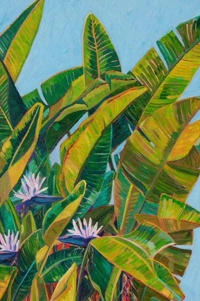 Giant Bird Of Paradise II by Heather Nagy multi panel art