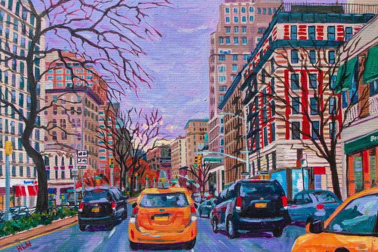 Broadway Approaching 82nd -NYC by Heather Nagy wall art