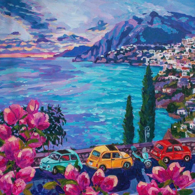 Fiats At Arienzo, Positano by Heather Nagy wall art