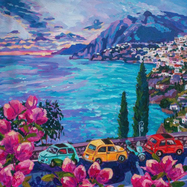 Office: Fiats At Arienzo, Positano by Heather Nagy
