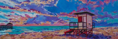 First Watch by Heather Nagy framed canvas print