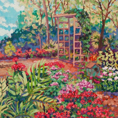 Regaining Paradise by Heather Nagy framed canvas print