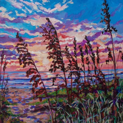 Repetitive Reminder by Heather Nagy framed canvas print