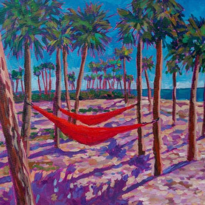 Resting In The Sun by Heather Nagy framed canvas print