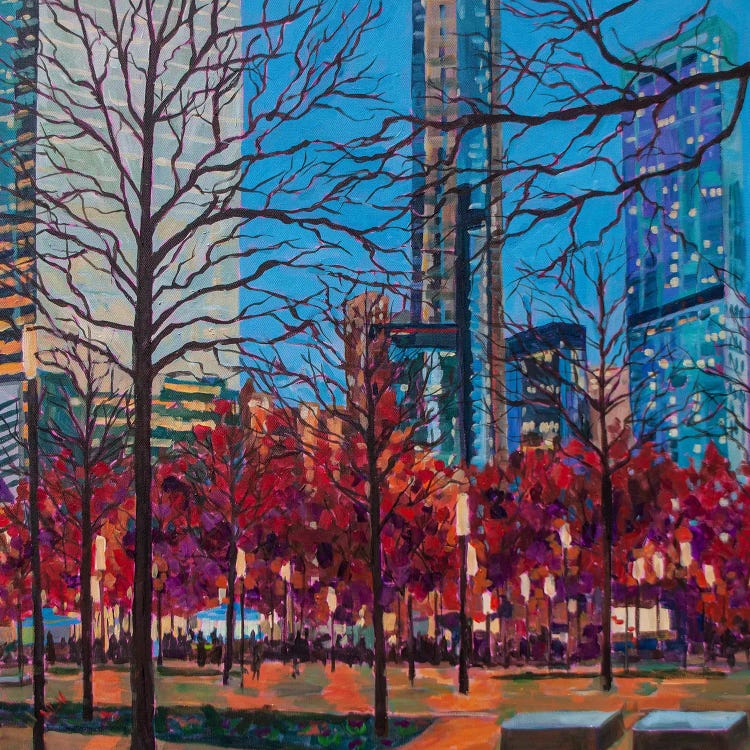 Memorial Park Manhattan by Heather Nagy wall art