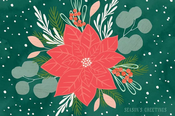 Pink Light Studio: Botanical Holiday II by Nadia Hassan