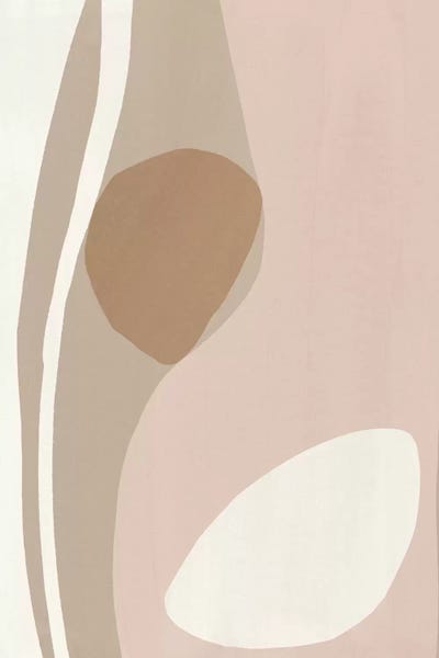 Pink Light Studio: Elegant Abstraction V by Nadia Hassan