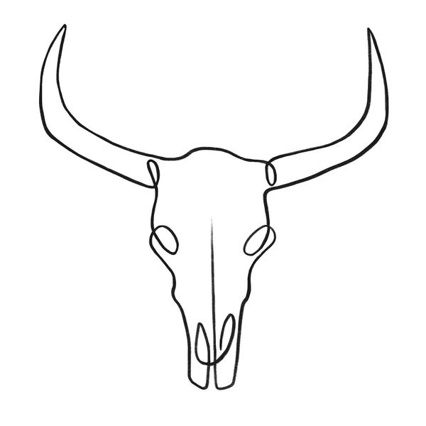 Bulls: Western Gesture III by Nadia Hassan