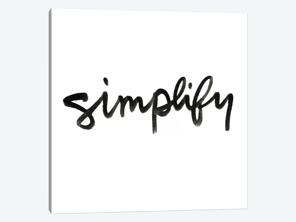 Simplify II by Nadia Hassan 1-piece Canvas Artwork