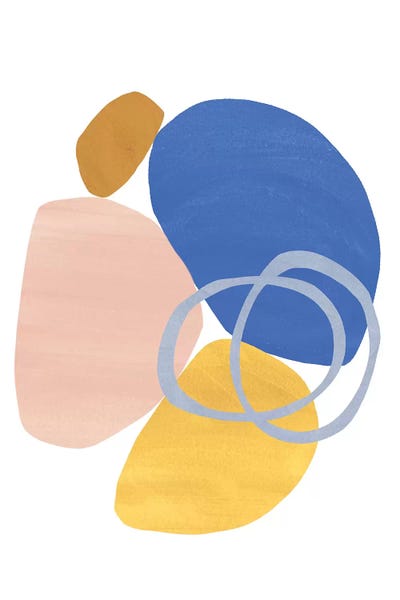 Shaping Up I by Nadia Hassan multi panel art