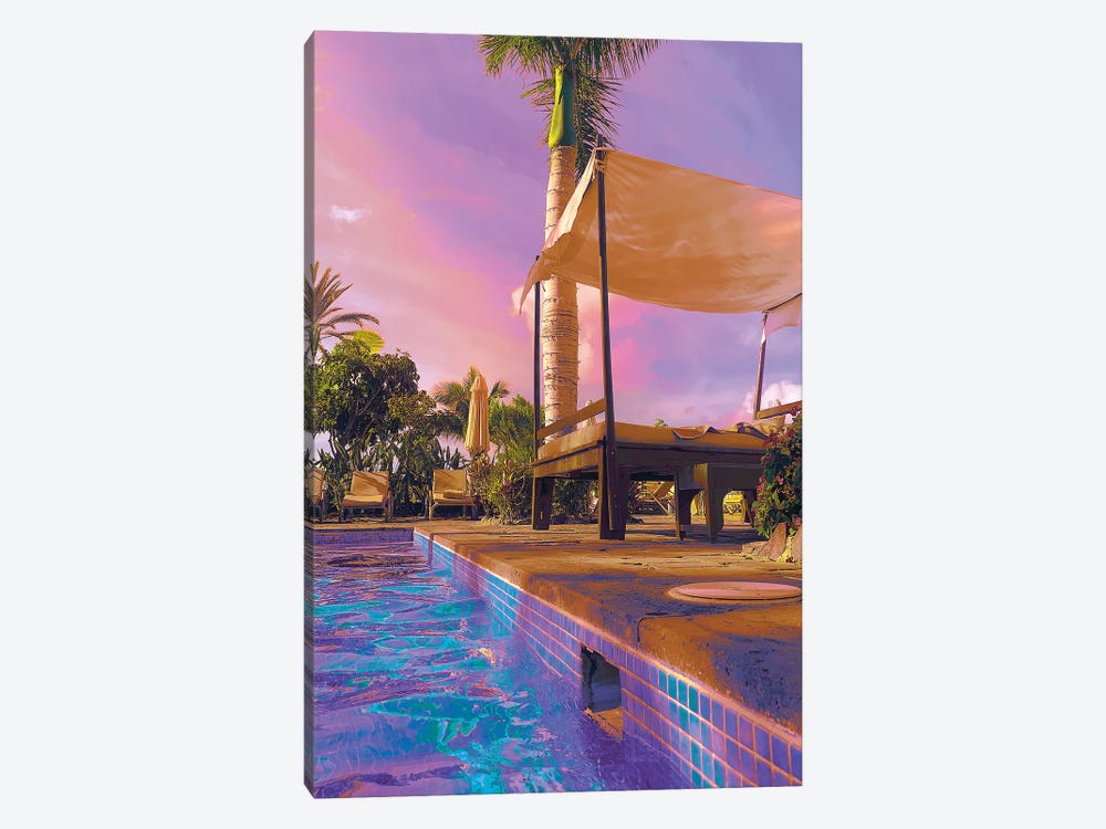 Poolside Pleasure by Nathan Head 1-piece Canvas Print