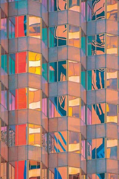 Prismatic Pillars by Nathan Head metal wall art