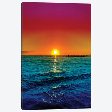 Sunset Racer Canvas Print #NHE54} by Nathan Head Canvas Art