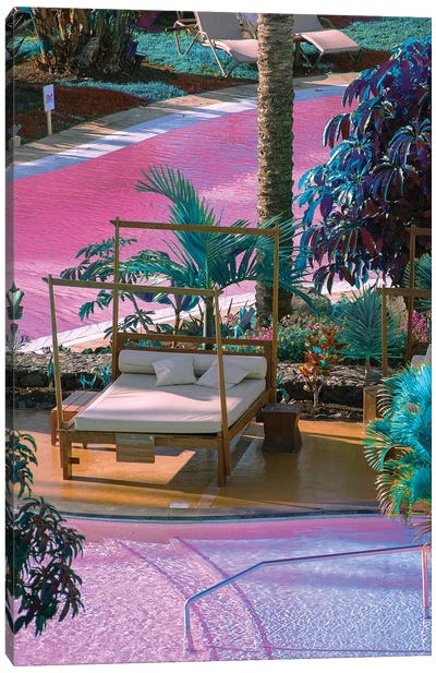 Virtual Paradise Canvas Art Print - Tropics to the Max