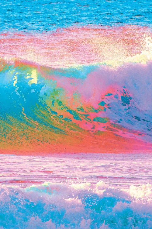 Waves Of Paint Art Print by Nathan Head | iCanvas