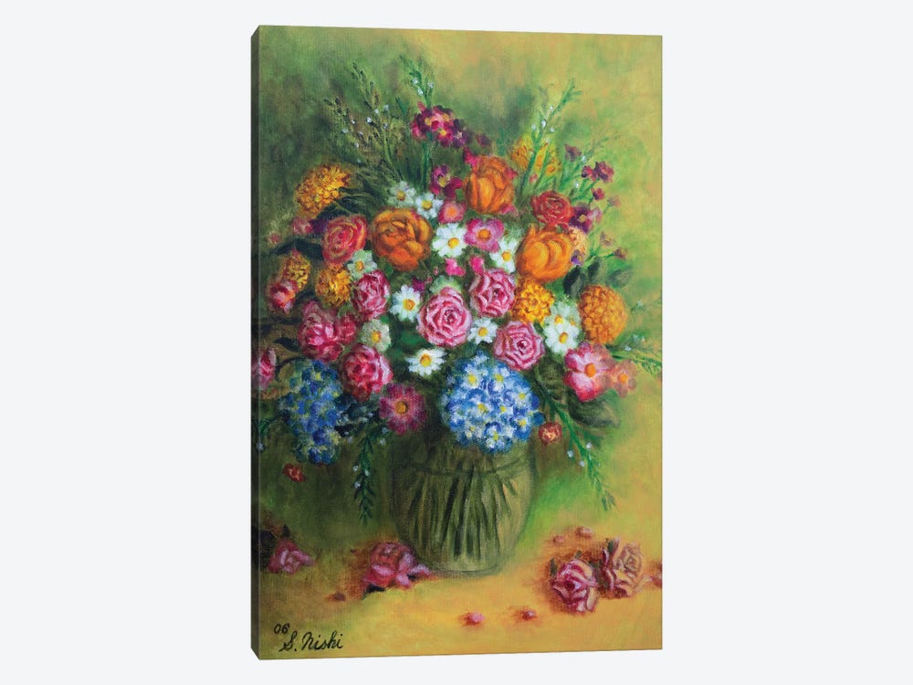 Festive Bouquet by Sam Nishi 1-piece Art Print