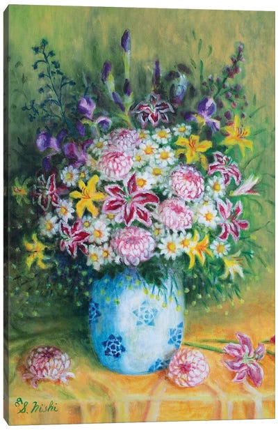 Friendship Bouquet Canvas Art Print - Sam Nishi