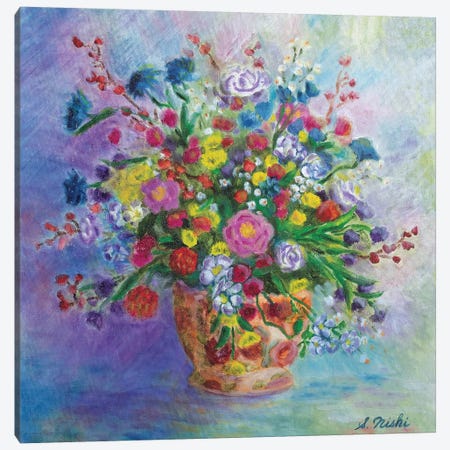 Lovely Bouquet Canvas Print #NHI15} by Sam Nishi Canvas Art