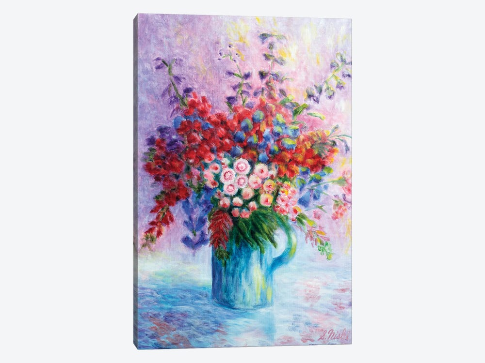 Quiet Bouquet by Sam Nishi 1-piece Canvas Art Print