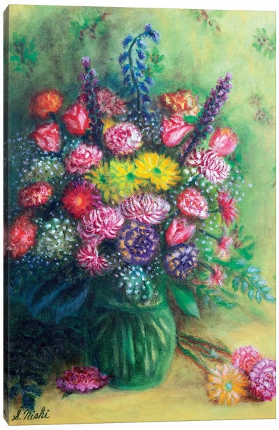 Thank You Bouquet Canvas Art Print - Sam Nishi