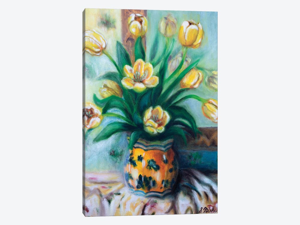 Yellow Tulips by Sam Nishi 1-piece Canvas Art Print