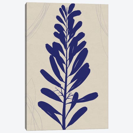 Blue Print Botanical I Canvas Print #NHN1} by Nicholas Holman Canvas Artwork