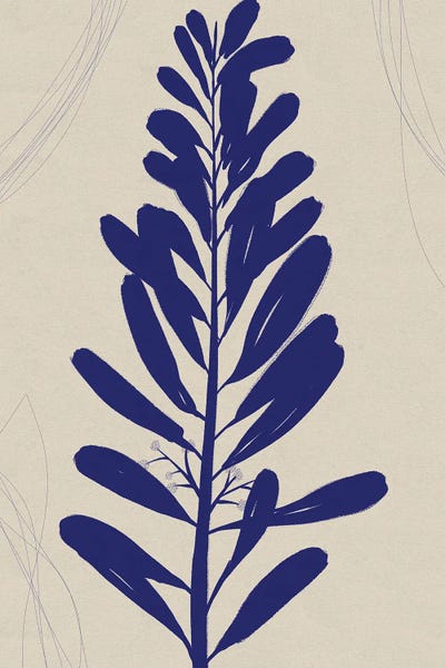 Nicholas Holman: Blue Print Botanical I by Nicholas Holman