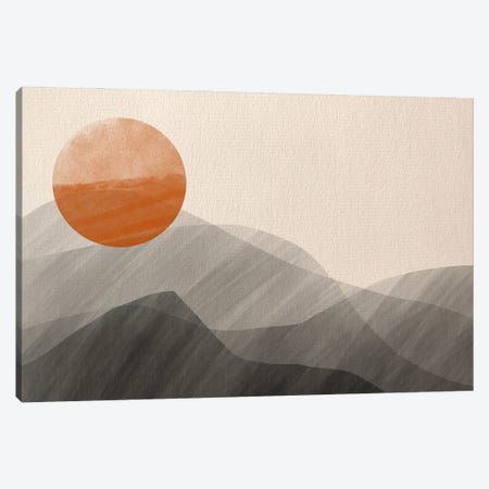 Warm Sunset Canvas Print #NHN21} by Nicholas Holman Canvas Art Print