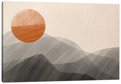 Warm Sunset Canvas Art Print