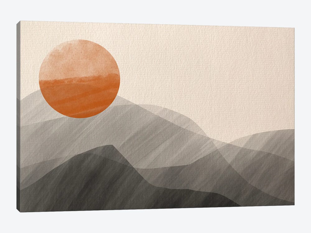 Warm Sunset by Nicholas Holman 1-piece Canvas Artwork