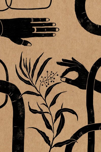 Nicholas Holman: Hand And Flower II by Nicholas Holman