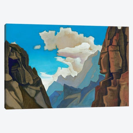 Great Spirit Of The Himalayas, 1934 Canvas Print #NHR12} by Nicholas Roerich Canvas Wall Art