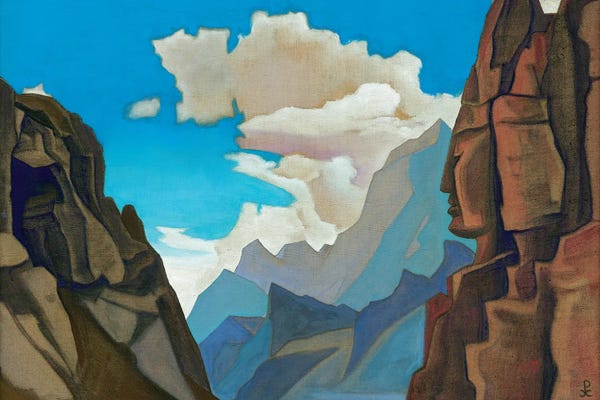 Nicholas Roerich: Great Spirit Of The Himalayas, 1934 by Nicholas Roerich